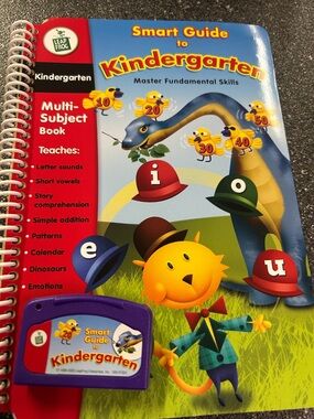Leapfrog Smart Guide to Kindergarten - Blue/Red Educational Book